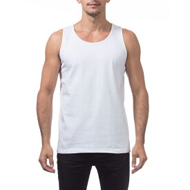 プロクラブ ノースリーブ 袖なし PROCLUB HEAVY WEIGHT COTTON TANK TOP OUTERWEAR #111 Snow White ヘビーウェイト コットン 厚手 メンズ 男性