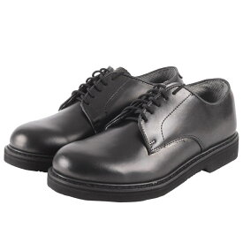 レビューでクーポン★ロスコ 革靴 ROTHCO Military Uniform Oxford Leather Shoes 5085 Black ポストマンシューズ ミリタリー ブーツ 短靴 メンズ 男性