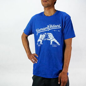 ロトウェア フュージョン Tシャツ ROTOWEAR YAMAMOHTANI T-SHIRT 大谷翔平 × 山本由伸 ヤマオータニ 野球 メジャーリーグ チームオリジナル ロサンゼルスドジャース LOS ANGELES DODGERS ドラゴンボール 鳥山明 大きいサイズ メンズ 男性