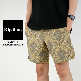 リズム サーフ 海パン 水陸両用 サーフパンツ RHYTHM VARSHA BEACHSHORTS C0322M-JA03 Marlgold ロゴ サーフ サーフィン 水着 メンズ 男性 春夏