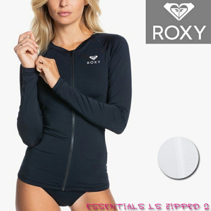 楽天市場 ロキシー 女性用 長袖 ラッシュガード Roxy Essentials Ls Zipped 2 Rash Guard Erjwr034 Black White Uvカット Upf50 ウーマンズ レディース サーフィン 海水浴 プール 日焼け アウトドア Ne S T