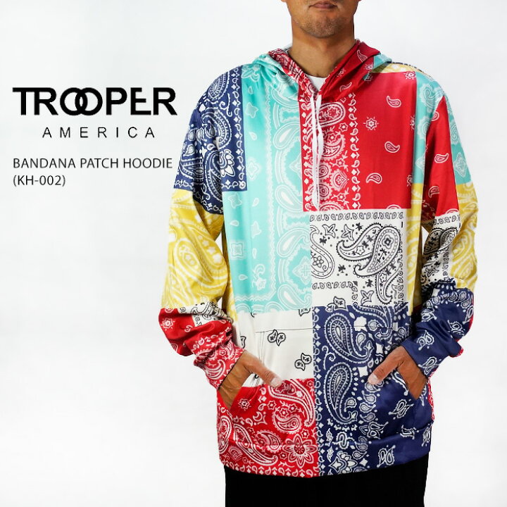 楽天市場】トゥルーパーアメリカ パーカー TROOPER AMERICA BANDANA  
