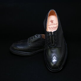 レビューでクーポン★トリッカーズ バートン 革靴 trickers BOURTON DAINITE SOLE M5633/10 Black Calf ダイナイトソール 短靴 ラウンドトゥ ウイングチップ コンフォートシューズ タウンシューズ カジュアル フォーマル 靴 メンズ 男性
