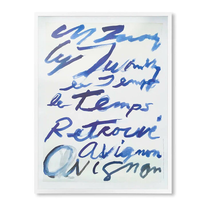 楽天市場】【一旦生産終了】Cy Twombly アートポスター Le Temps 