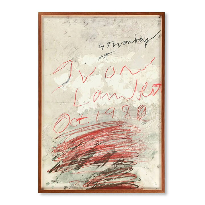 楽天市場】Cy Twombly アートポスター Poster project (1980) 48.3x69 
