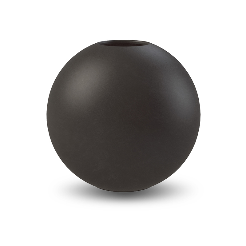 インスタで人気 いま 丸いものがスタイリッシュ Cooee Design 花瓶 ボール フラワーベース 高品質 20cm ブラック 黒 北欧 クーイー nest 陶器 送料無料（一部地域を除く） おしゃれ モダン 大きい 大型 スウェーデン クーイーデザイン