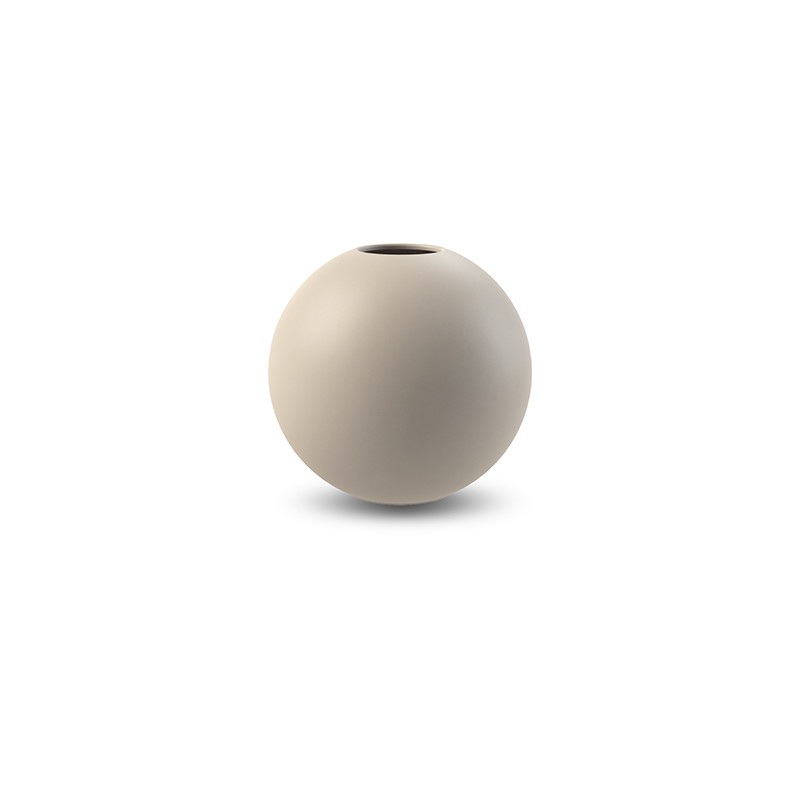Cooee Design 花瓶 ボール フラワーベース 8cm サンド ベージュ おしゃれ 陶器 一輪挿し 北欧 モダン nest クーイー クーイーデザイン スウェーデン