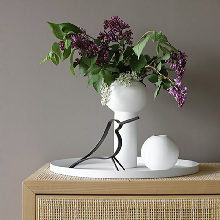 楽天市場】Cooee Design 花瓶 ピラー フラワーベース 24cm 白 ホワイト 