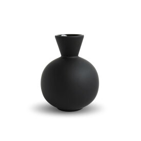 Cooee Design 花瓶 トランペット フラワーベース 16cm ブラック おしゃれ 陶器 北欧 モダン nest クーイー クーイーデザイン スウェーデン