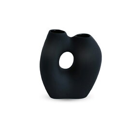 Cooee Design Frodig フラワーベース 20cm ブラック おしゃれ 陶器 北欧 モダン nest クーイー クーイーデザイン スウェーデン