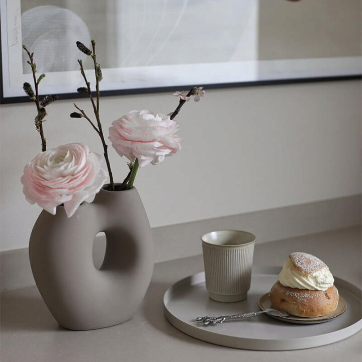 楽天市場】Cooee Design Frodig フラワーベース 20cm サンド おしゃれ 