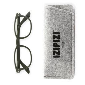 【スーパーSALE 40%OFF！】IZIPIZI 老眼鏡 リーディンググラス #B 長方形 カーキ フランス シニアグラス