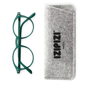 【スーパーSALE 40%OFF！】IZIPIZI 老眼鏡 リーディンググラス #D 円形 グリーン フランス シニアグラス