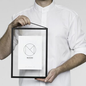 MOEBE フレーム A4 ブラック あなたのクリエイティビティを刺激する! ムーベ 北欧 デンマーク