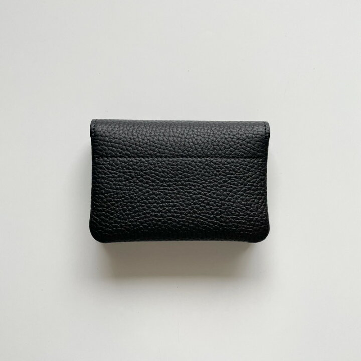 楽天市場】【NEW革素材】STUDIO LA CAUSE ミニ財布 ブラック 
