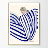 デンマーク THE POSTER CLUB ポスター BLUE STRIPE AT CONCORDE 50x70cm 北欧 おしゃれ インテリア イン…