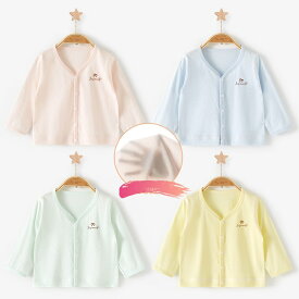 【送料無料】ベビー服 カーディガン UVカット キッズ 子供服 長袖 薄手 vネック 冷房対策 紫外線対策 女の子 男の子 日除け 日焼け対策