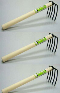 潮干狩り用 5本爪くまで 3本セット クマデ 熊手 くまで スコップ ショベル 貝拾い 貝掘りすくいやすい レジャー砂場 宝探し 掘り出し道具 ジョレン ネット 潮干狩りグッズ 貝ジョレン 掃除