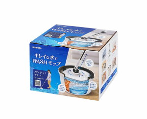 【即納】【送料無料】アイリスオーヤマ IRIS OHYAMA 回転モップ キレイな水でWASHモップ KMT-CW【モップ】【回転モップ 】【WASHモップ】【ペットの汚れも】【雑貨】