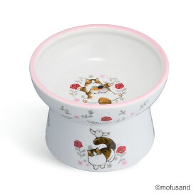 新発売【在庫有・即納】【送料無料】　猫壱　猫用 脚付フードボウル レギュラー mofusand【数量限定】ハッピーダイニングフードボール　脚付【猫フードボール】【猫用】【猫用品】【猫用食器】※4月21日入荷予定。順次発送！