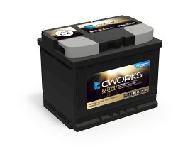 CWORKS輸入車AGMバッテリー メルセデスベンツ W205 Cクラス C180 205040C AGM60Ah用 送料無料 個人宅配送可能