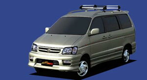 ★TUFREQ ルーフキャリア タウンエースノア SR40G/SR50G/CR40G/CR50G ルーフレール付用/Hシリーズ 長さ:ショート HR22+