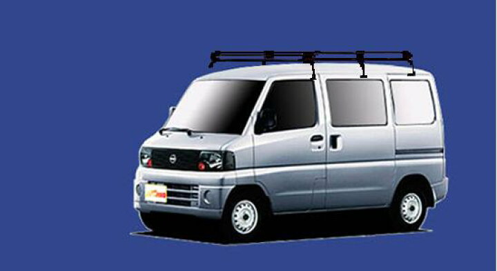 楽天市場】□TUFREQ ルーフキャリア ミニキャブ U61V/U62V 標準ルーフ 
