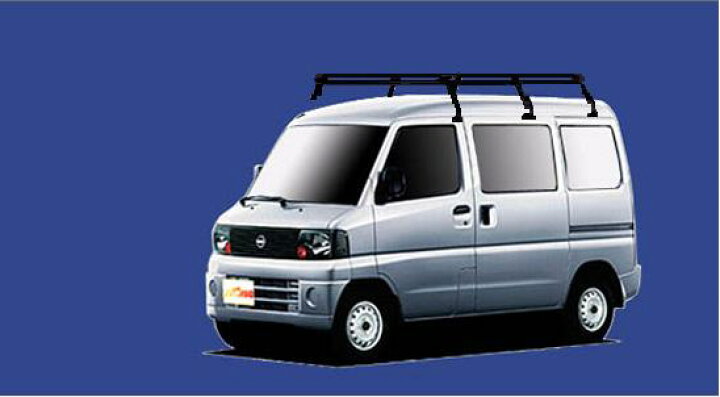 楽天市場】□TUFREQ ルーフキャリア ミニキャブ U61V/U62V ハイルーフ 