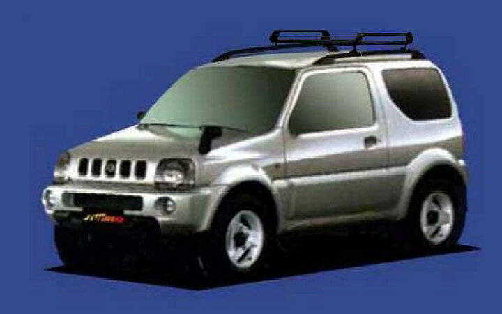 楽天市場】☆TUFREQ ルーフキャリア ジムニー JB23W ルーフレール付車 