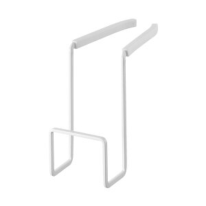 蛇口にかけるスポンジホルダー タワー スポンジホルダー スポンジ置き スポンジ収納 落ちない ズレない シンク用品 シンク周り 水まわり用品 おしゃれ シンプル ホワイト ブラック 山崎実