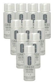 【ミニサイズ】クリニーク CLINIQUE イーブンベターエッセンスローションVD/DC 70ml(7ml×10個セット)（スキンタイプ1, 2）※外箱なし【ゆうパケットOK】