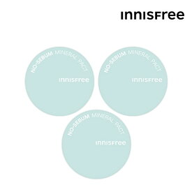 【国内発送】イニスフリー innisfree ノーセバム ミネラルパクト 3個セットノーシーバム ミネラルパクト※消費期限2026.10.05