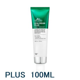 NEW【国内発送】ブイティ VT COSMETICS CICA CREAM PLUS100ml シカクリーム プラス大容量　 スキンケア ツボクサ スージングクリーム 肌荒れ 集中ケア 水分 保湿 弾力 美肌 肌キメ 皮脂 角質 毛穴 うるおい 乾燥肌
