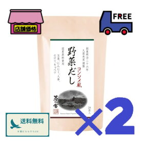 久原本家 出汁 野菜だし コンソメ風 茅乃舎だし【8g×24袋入×2セット】国産原料使用 玉葱 にんにく 人参 セロリ キャベツ 香味野菜 メーカーオリジナル手提げ袋付き