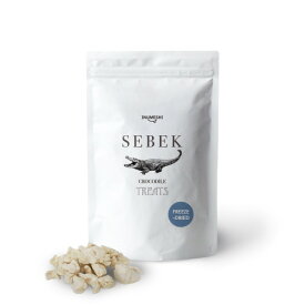 INUMESHI SEBEK（セベク） トリーツ クロコダイル フリーズドライ 20g ワニ肉 犬用おやつ 全犬種 全年齢 無添加 低アレルゲン ご褒美
