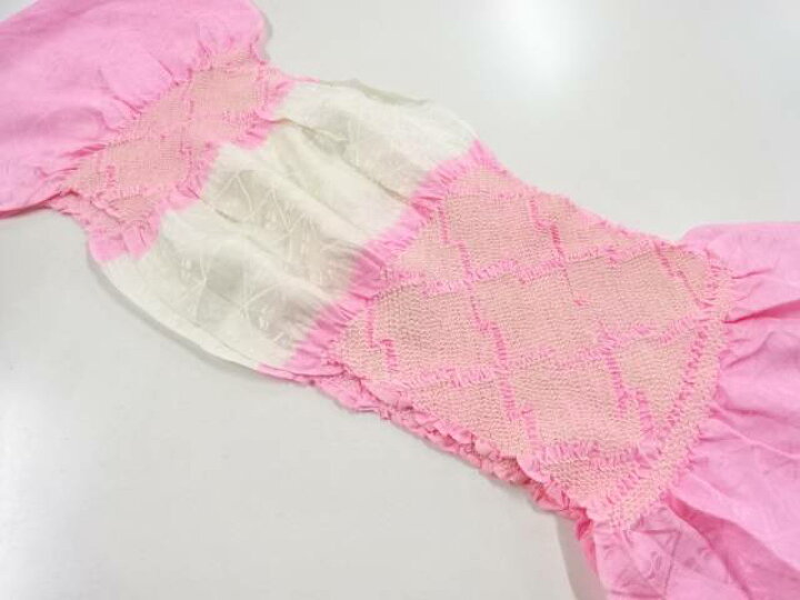 楽天市場】正絹 絞り松皮菱模様帯揚げ【リサイクル】【中古】【着】 : Kimono-Shinei 2号店 楽天市場】正絹 絞り松皮菱模様帯揚げ【リサイクル】【中古】【着】 : Kimono-Shinei 2号店