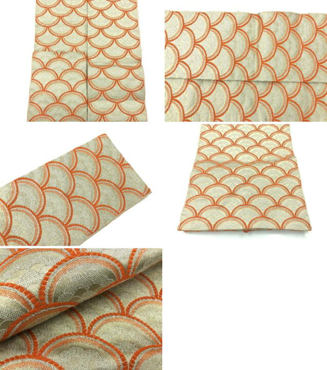 楽天市場】青海波模様織出し名古屋帯【リサイクル】【中古】【着】 : Kimono-Shinei 2号店