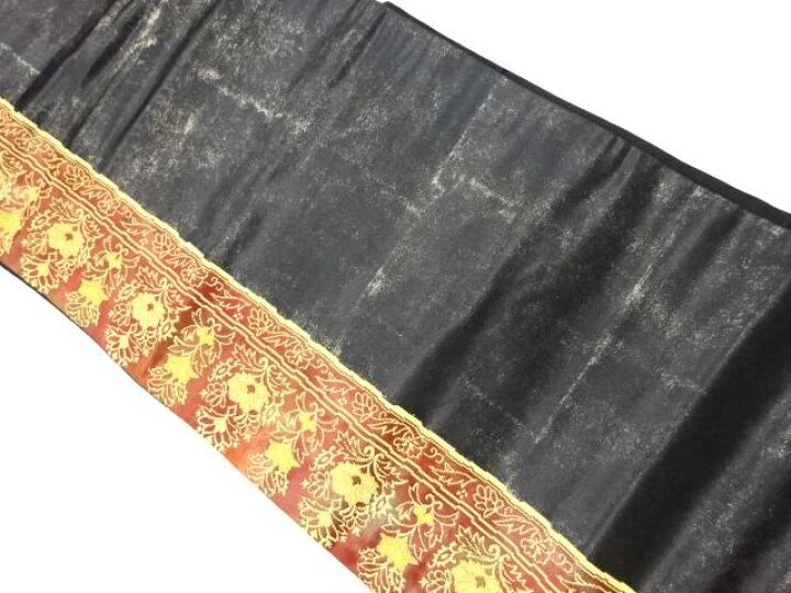 楽天市場】引箔縞に花唐草模様織出し名古屋帯【リサイクル】【中古】【着】 : Kimono-Shinei 2号店
