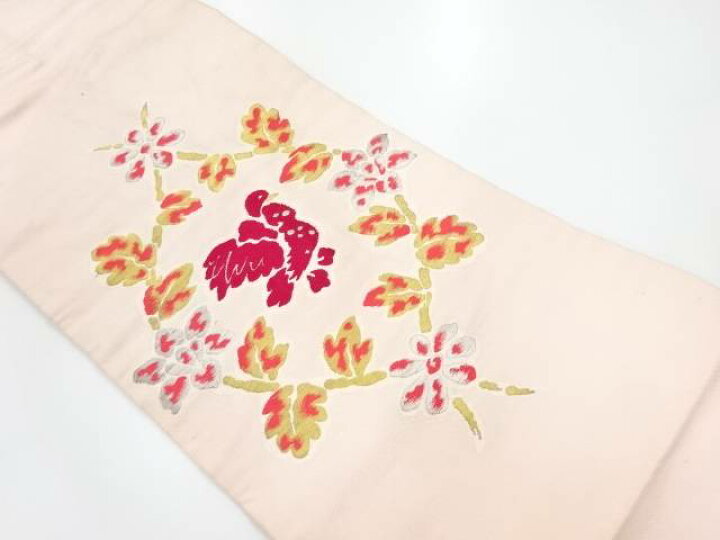 楽天市場】鳥模様織り出し名古屋帯【アンティーク】【中古】【着】(prc 