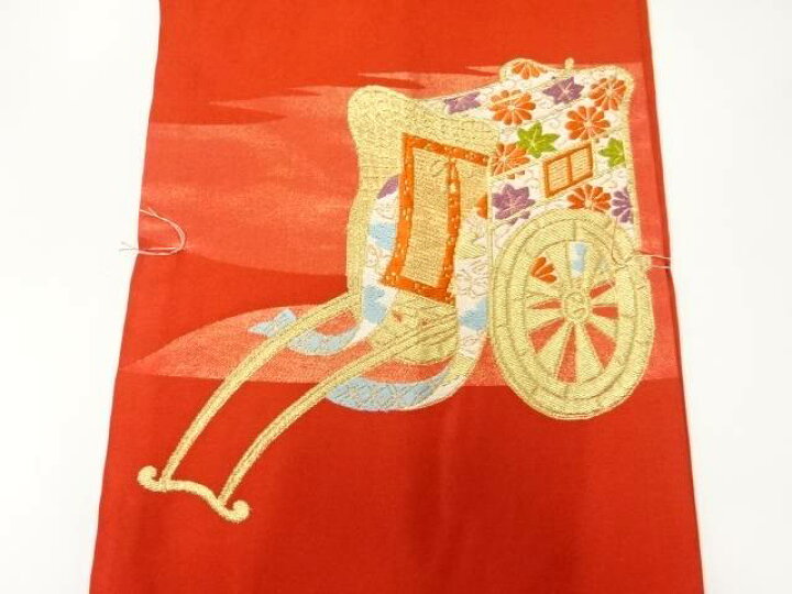 楽天市場】未使用品 御所車模様織出し名古屋帯【リサイクル】【着 