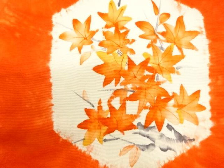楽天市場】 塩瀬絞り紅葉模様名古屋帯【アンティーク】【中古】【着 