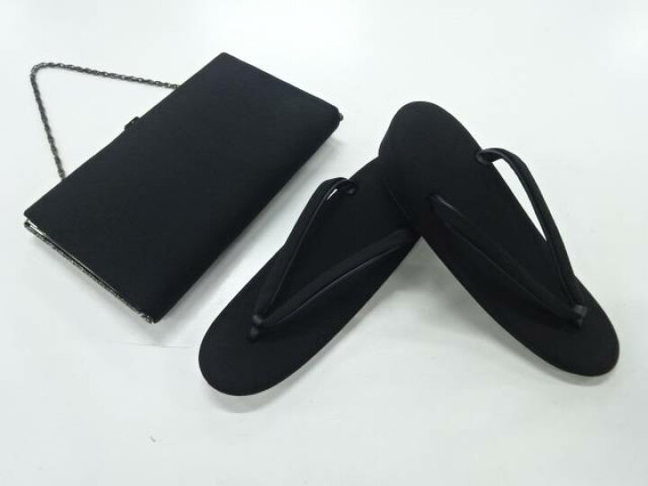 楽天市場】 未使用品 喪服用和装バッグ・草履セット（草履23 