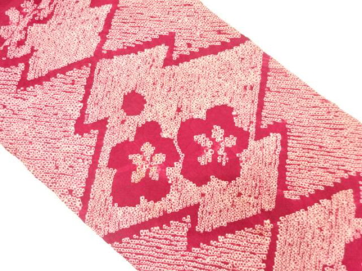 楽天市場】アンティーク 本総絞り松皮菱に梅・笠松模様名古屋帯【Pnt  