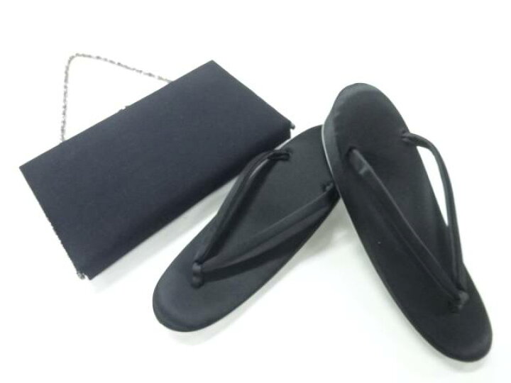 楽天市場】 未使用品 喪服用和装バッグ・草履セット（草履23.5センチ  
