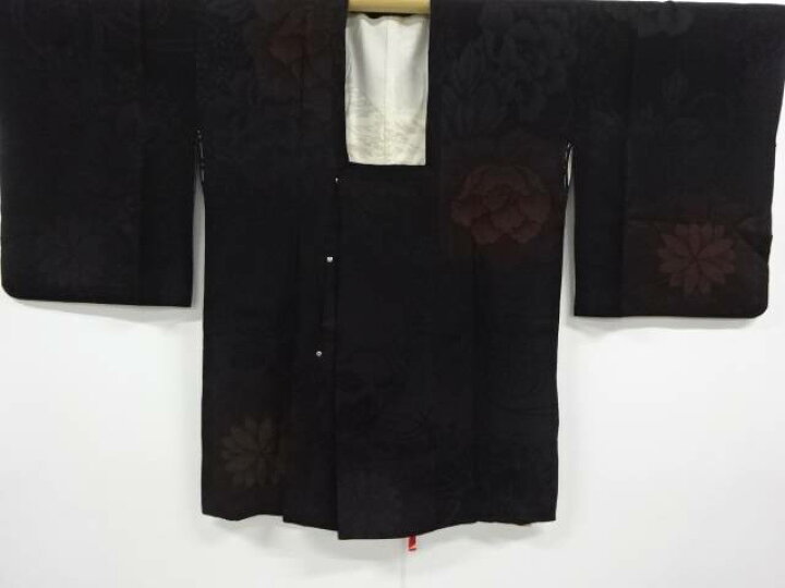 楽天市場】 花模様織り出し漆道行コート【アンティーク】【中古】【着 