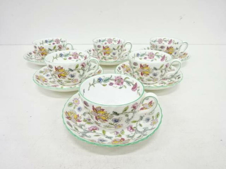 楽天市場】 MINTON ミントン ハドンホール カップ＆ソーサー6客セット  