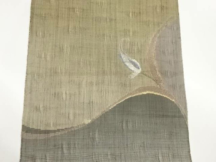 楽天市場】手織り紬すくい織抽象花模様織出し袋帯【中古】【着 