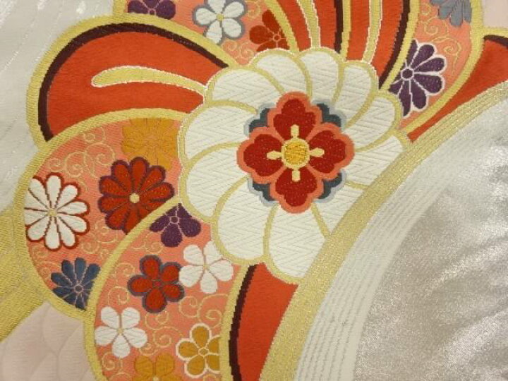 楽天市場】 華紋に花唐草模様織出し袋帯【中古】【着】 : Kimono 