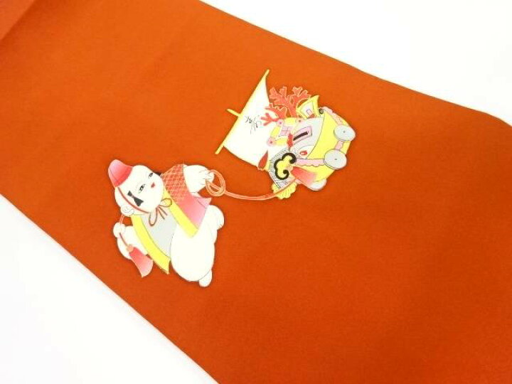 楽天市場】 御所人形に宝船模様名古屋帯【中古】【着】 : Kimono 