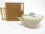 古物　染付　急須【中古】【道】